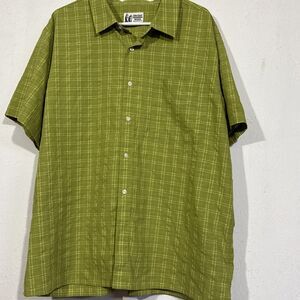 Marmot Mountain Works Short Sleeve Shirt Mens XXL Green Plaid Outdoor Casual
